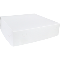 Zwanenhals/ verzenddoos | karton | 36x36x9cm | duplex | wit | 50 stuks - thumbnail