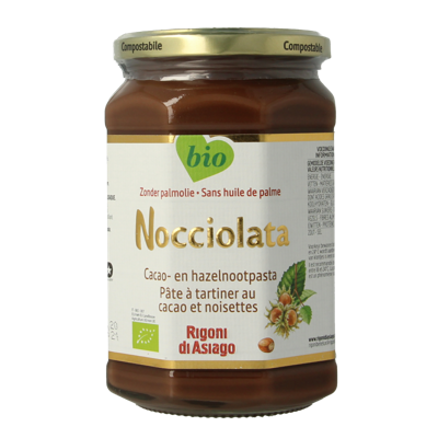 Chocolade hazelnootpasta bio 650 Gram