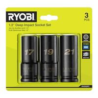 Ryobi RHDIS3PC | 1/2" diepe slagmoerdoppenset 3 stuks - 5132006070 - thumbnail