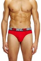 Diesel Herenslips Andre 3-pack zwart-grijs-rood - thumbnail