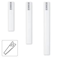 Hama Alu-kabelkanaal Halfrond 110/3,3/1,8 Cm Wit - thumbnail