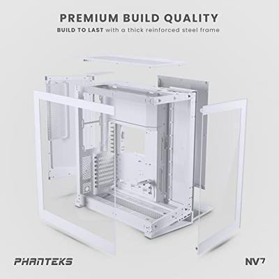 Phanteks PHANTEKS NV Series NV7 Big-Tower, Tempered Glass, DRGB - weiß Midi-tower Behuizing, Gaming-behuizing Wit Phanteks PHANTEKS NV Series NV7 Big-Tower, Tempered Glass, DRGB - weiß Midi-tower Behuizing, Gaming-behuizing Wit