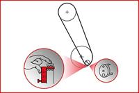 KS Tools 150.3180 Set speciaal gereedschap voor de elastische riem en de multi-V-riem, 11-delig - thumbnail
