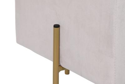 Voetensteun DKD Home Decor Roze Metaal Polyester (45 x 45 x 45 cm)