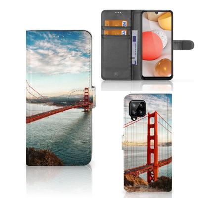 Samsung Galaxy A42 5G | Flip Cover | Golden Gate Bridge