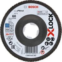 Bosch Accessoires X-LOCK Lamellenschijf Best for Metal schuin, glasvezel, Ø125mm, G 60, X571 - 1 stuk(s) - 2608619202 - thumbnail