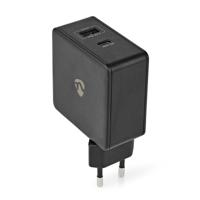 Thuislader | 3,0 A | USB / USB-C | Power Delivery 45 W | Zwart - thumbnail