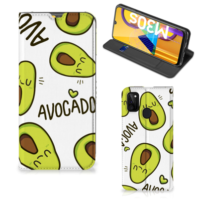 Samsung Galaxy M30s | M21 Magnet Case Avocado Singing Samsung Galaxy M30s | M21 Magnet Case Avocado Singing