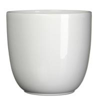 Bloempot Pot rond es/13 tusca 14 x 14.5 cm wit Mica - Mica decorations - thumbnail