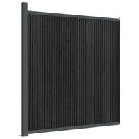 VidaXL Schuttingpaneel 173x186 cm hkc grijs - thumbnail