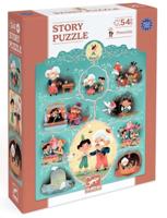 Puzzel Pinokkio 54st - DJECO meerkleurig - thumbnail