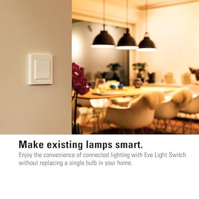 eve Light Switch Connected Wall Switch schakelaar - thumbnail