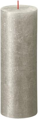 Bolsius shimmer rustiekkaars 190/68 champagne