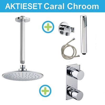 ACTIE Wiesbaden Inbouw Regendouche | Caral | Rechthoek Plafonduitloop | Chroom ACTIE Wiesbaden Inbouw Regendouche | Caral | Rechthoek Plafonduitloop | Chroom