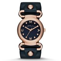 Horlogeband Marc by Marc Jacobs MBM1334 Leder Blauw 24mm - thumbnail