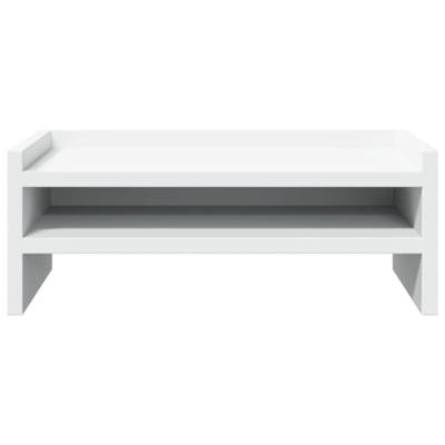 VidaXL Monitorstandaard 42x24x16 cm bewerkt hout wit