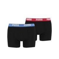 Puma heren boxershorts 2-pack basic Red/Blue S - thumbnail