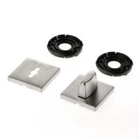 Toilet-/badkamerrozet rechthoekig ASL rvs - thumbnail