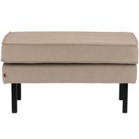 BePureHome Rodeo Hocker Op Poten - Velvet - Khaki - 45x84x54 - thumbnail
