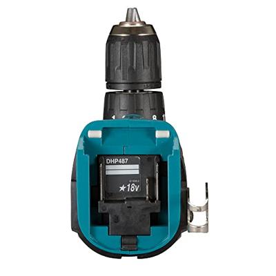 Makita DHP487RTJ 18v Klopboor-/schroefmachine koolborstelloos 5,0 Ah accu (2 st), snellader, Mbox
