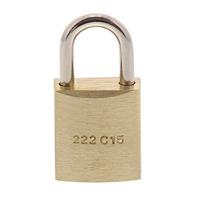 Burg Wächter 4er Set Quadro 222 15 SB Hangslot Gelijksluitend Messing Sleutelslot - thumbnail