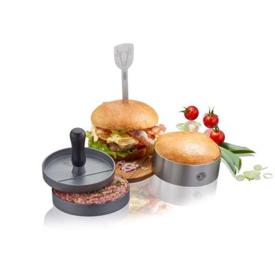 GEFU BBQ G-89494 - 3-delige hamburger set