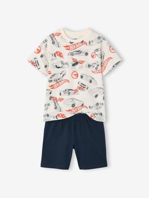 Pyjashort jongen HOT WHEELS ecru