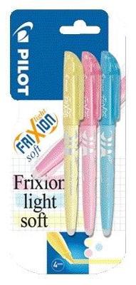 Markeerstift pilot frixion soft pastel 3st assorti Markeerstift pilot frixion soft pastel 3st assorti