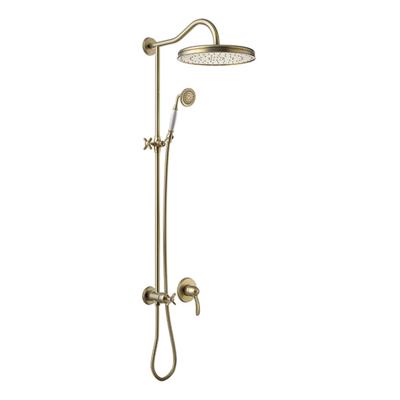 Douchekraanset Tres Clasic Inbouw Mengkraan Verouderd Messing