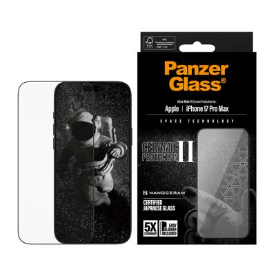 PanzerGlass PANZERGLASS - Ceramic II Screen Protector iPhone 20 PG33872 Screenprotector (glas) Apple IPhone 17 Pro Max 1 stuk(s) PanzerGlass PANZERGLASS - Ceramic II Screen Protector iPhone 20 PG33872 Screenprotector (glas) Apple IPhone 17 Pro Max 1 stuk(s)