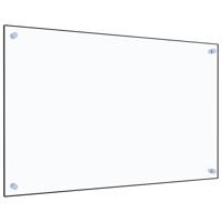 VidaXL Spatscherm keuken 80x50 cm gehard glas transparant - thumbnail