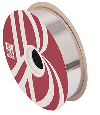 Metallic/Miroir krullint 30mmx100m zilver