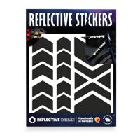 REFLECTIVE BERLIN reflex-stickers "shapes" refl.sticker refl.berlin chevrons black - thumbnail