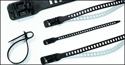 HellermannTyton 115-11269 SRT26011 Kabelbinder 260 mm 11 mm Zwart Hersluitbaar, Zeer flexibel, Met terughaaloog 1 stuk(s)