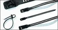 HellermannTyton 115-11269 SRT26011 Kabelbinder 260 mm 11 mm Zwart Hersluitbaar, Zeer flexibel, Met terughaaloog 1 stuk(s) - thumbnail