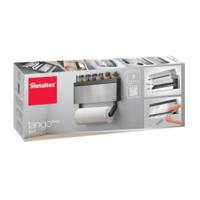 Metaltex Kitchen Helpers Tango Keukenrolhouder met Snijhulp 38x6x17 cm RVS/Grijs - thumbnail