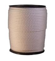 Koord nylon wit gevlochten 10mm (100mtr) - thumbnail