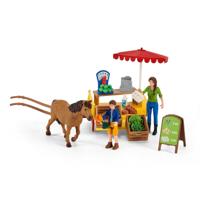 Schleich farm world - mobiele farmstand speelfiguur - thumbnail