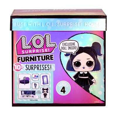 MGA Entertainment L.O.L. Surprise! Furniture with Doll - Cozy Zone & Dusk pop Serie 4 MGA Entertainment L.O.L. Surprise! Furniture with Doll - Cozy Zone & Dusk pop Serie 4