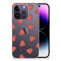 Apple iPhone 14 Pro | TPU bumper | Hearts - thumbnail
