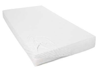 Primera Jersey hoeslaken (Wit, 180-200 x 200 cm)