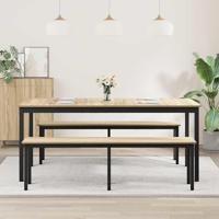 Eettafels Bewerkt hout - thumbnail