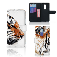 Hoesje OnePlus 6 Watercolor Tiger - thumbnail