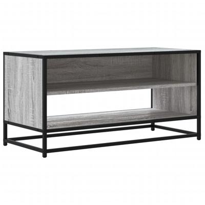 Tv-meubel 180,5x40x46 cm bewerkt hout grijs sonoma eikenkleurig - thumbnail