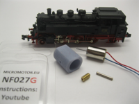 micromotor nf027G N ombouwset voor Fleischmann BR 64 (DB DR DRG BBÖ), ÖBB Rh 64 - thumbnail
