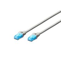 Digitus DK-1512-020 RJ45 Netwerkkabel, patchkabel CAT 5e U/UTP 2.00 m Grijs 1 stuk(s) - thumbnail
