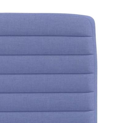 Eetkamerstoelen 2 st stof jeansblauw