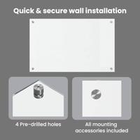 VidaXL Keuken achterwand doorzichtig 80 x 50 cm gehard glas - thumbnail