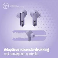 JBL Live Beam 3, Draadloze oordopjes met Bluetooth, 48 uur batterijduur, True Adaptive Noise Cancelling en Hoogwaardig JBL Signature Geluid, IP55 Waterproof, Closed-Back Stick Ontwerp, Paars - thumbnail