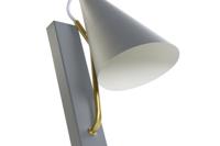 Bureaulamp DKD Home Decor Blauw Metaal Gouden (12 x 25 x 29 cm) - thumbnail